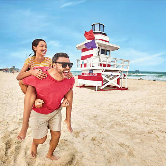 Das Stadtviertel South Pointe von Miami Beach, Florida