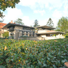 Das von Frank Lloyd Wright entworfene Meyer May House in Grand Rapids, Michigan