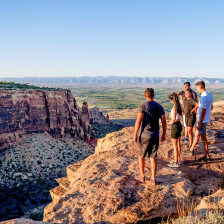 Wanderung am Colorado National Monument in Grand Junction, Colorado