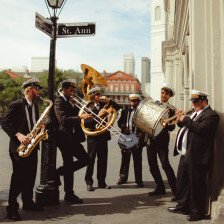 Straßenmusiker in New Orleans, Louisiana