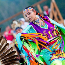 Powwow der Grand Portage Band of Lake Superior Chippewa in Minnesota