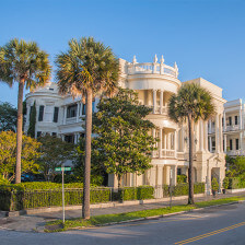 Einzigartige Architektur in Charleston, South Carolina