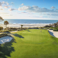 Der direkt am Strand gelegene Golfplatz Atlantic Dunes auf Hilton Head Island, South Carolina