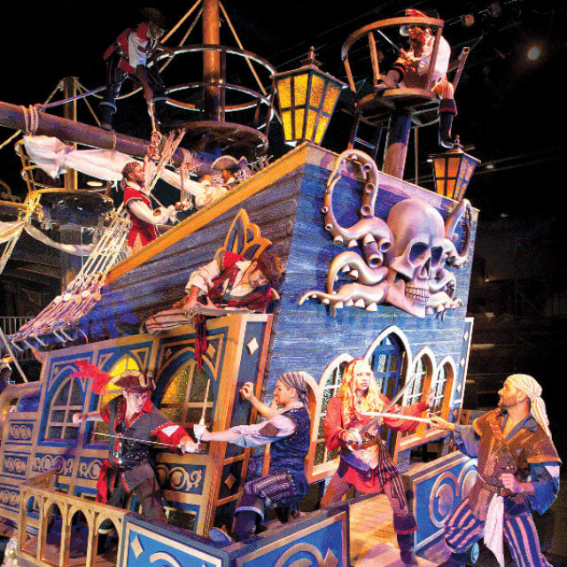 Darsteller einer Piratenshow in Myrtle Beach, South Carolina