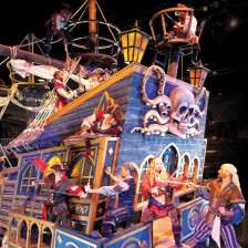 Darsteller einer Piratenshow in Myrtle Beach, South Carolina