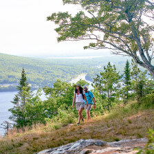 Wandern in Rockwood, Maine