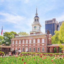 Die Independence Hall in Philadelphia, Pennsylvania