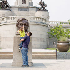 Das Lincoln Tomb auf dem Oak Ridge Cemetery in Springfield, Illinois
