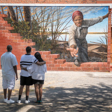 Wandbild von Harriet Tubman im Dorchester County, Maryland