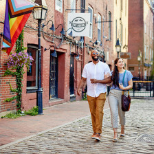 Bummel durch die Straßen von Portland, Maine
