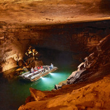 Bootstour durch die Lost River Cave in Bowling Green, Kentucky