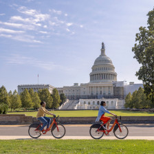 Radtour vor dem US-Kapitol in Washington, D.C.
