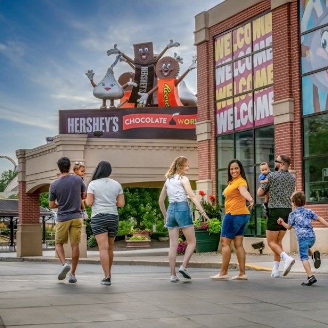 Besuch bei Hershey’s Chocolate World in Hershey, Pennsylvania