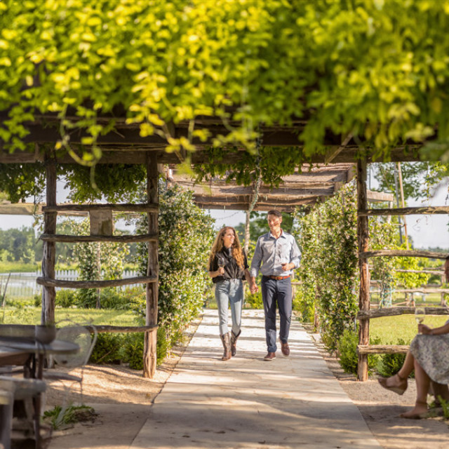 Weinprobe bei Becker Vineyards in Fredericksburg, Texas