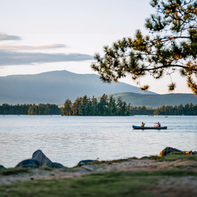 Kanutour am New England Outdoor Center in Millinocket, Maine